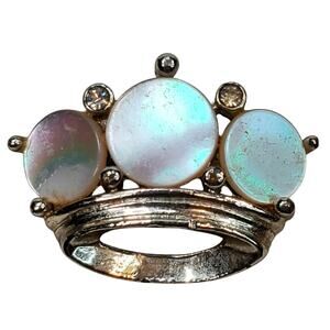 Vtg Crown Scatter Pin Unsigned 1"